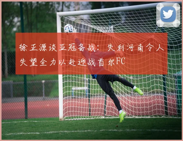 徐正源谈亚冠备战：失利河南令人失望全力以赴迎战首尔FC